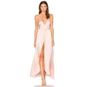 Yumi Kim Womens Rush Hour Wrap Maxi‎ Dress in Blush Size XS